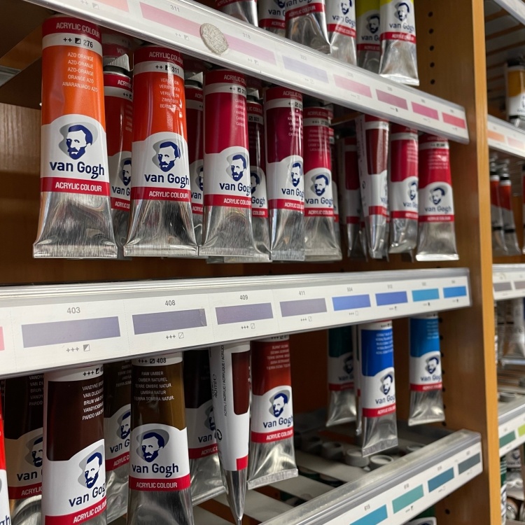 Mega uitverkoop kunstschildermaterialen